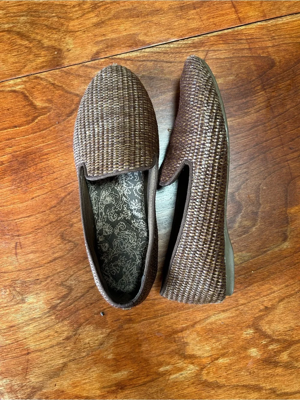 Birdies The Starling Loafer in Brown Woven